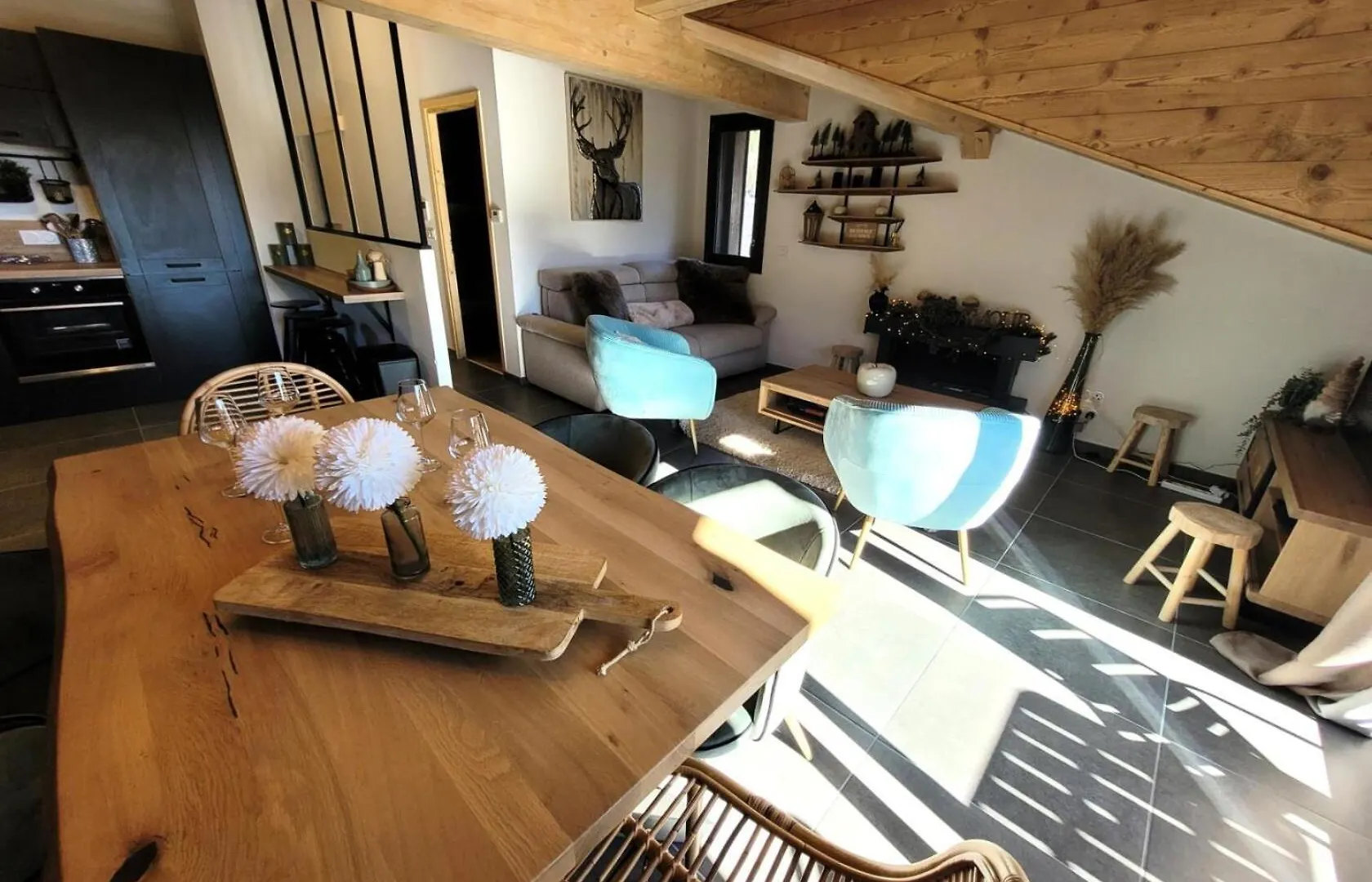 Apartment Residence Le Hameau Des Cornuts - Vivez Un Sejour De Charme Dans Cet Appartement Sous Toit Mae-1021 Les Gets